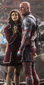 Ryan Reynolds and Morena Maccarin in Deadpool.